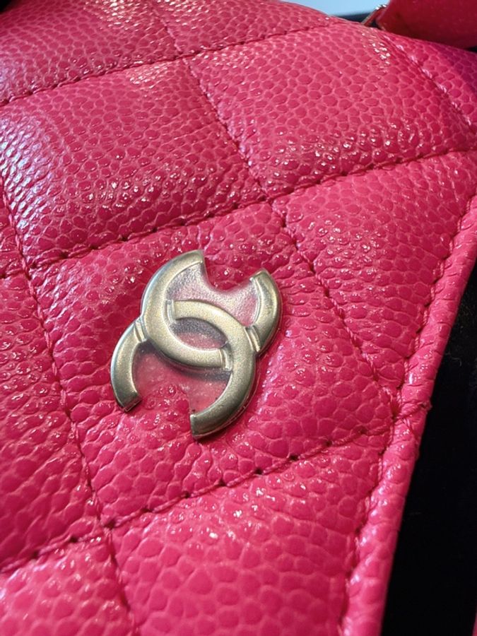 CHANEL✨AP2061穿皮鏈19吐司零錢包錢包 台灣購證-9