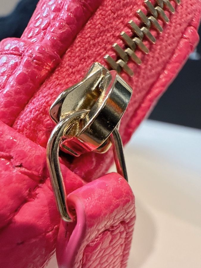 CHANEL✨AP2061穿皮鏈19吐司零錢包錢包 台灣購證-18