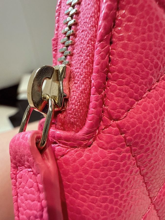 CHANEL✨AP2061穿皮鏈19吐司零錢包錢包 台灣購證-19