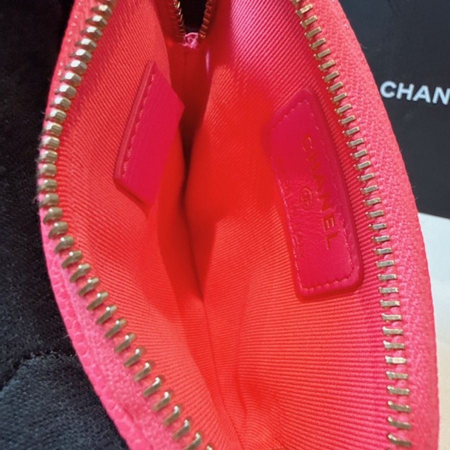 CHANEL✨AP2061穿皮鏈19吐司零錢包錢包 台灣購證-20