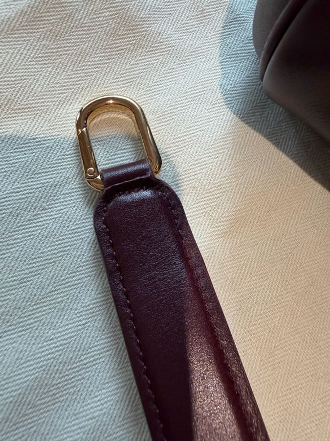 🤎 LOEWE Paseo Satchel Medium 酒紅色｜近全新｜全套附件-25