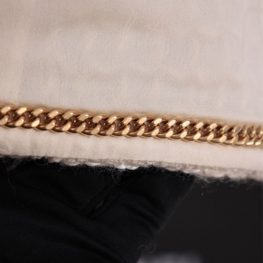 Chanel 15年萨尔茨堡系列秀款白色双排狮头扣四口袋外套FR42 25/11-24