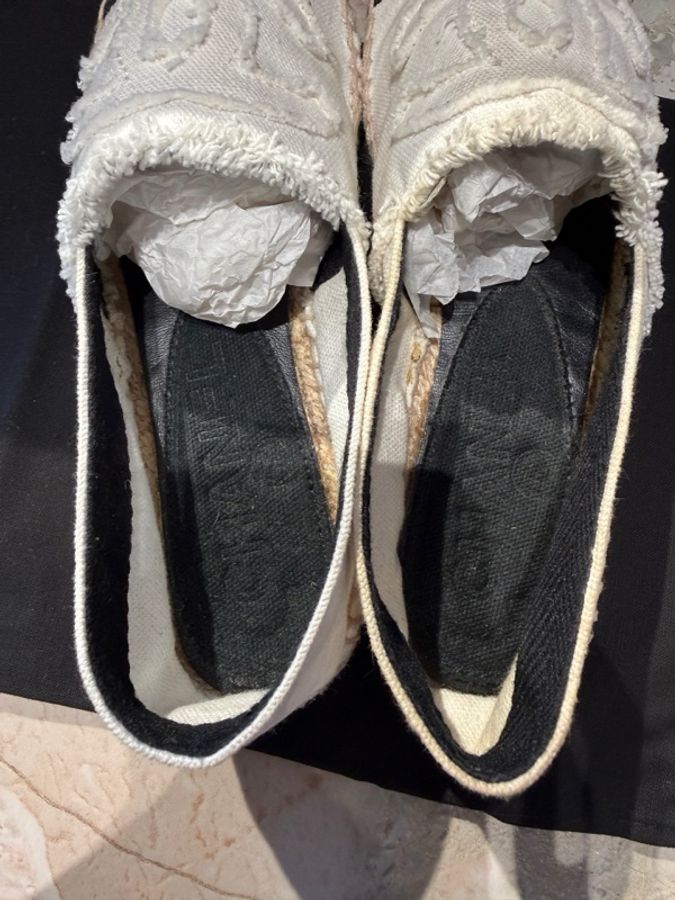 Chanel香奈兒雙C漁夫鞋 白色35碼-4