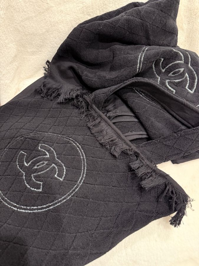 CHANEL✨毛巾托特包沙灘巾沙灘包收納包 三合一組合-4