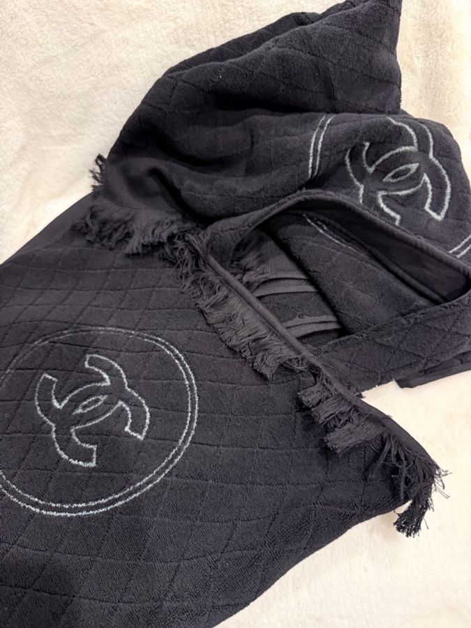 CHANEL✨毛巾托特包沙灘巾沙灘包收納包 三合一組合-7