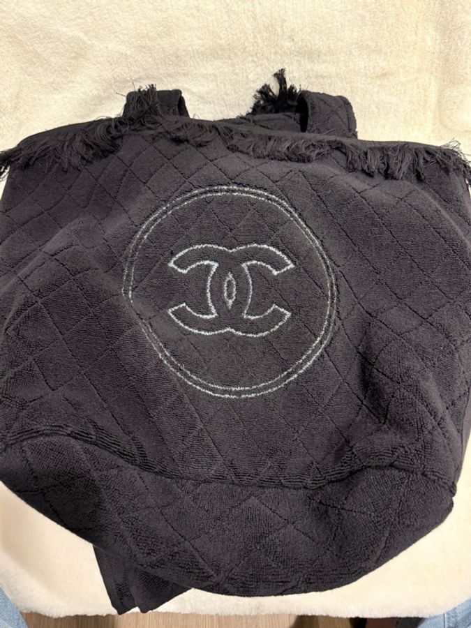 CHANEL✨毛巾托特包沙灘巾沙灘包收納包 三合一組合-21
