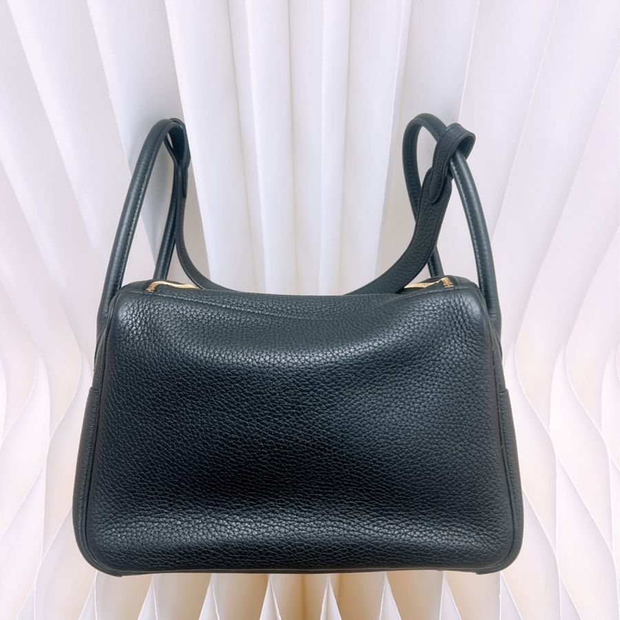 Hermes lindy 26 黑色金釦 Z刻-6