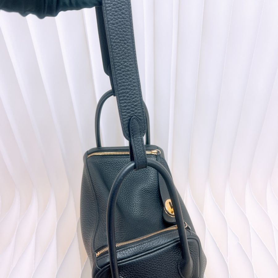 Hermes lindy 26 黑色金釦 Z刻-10