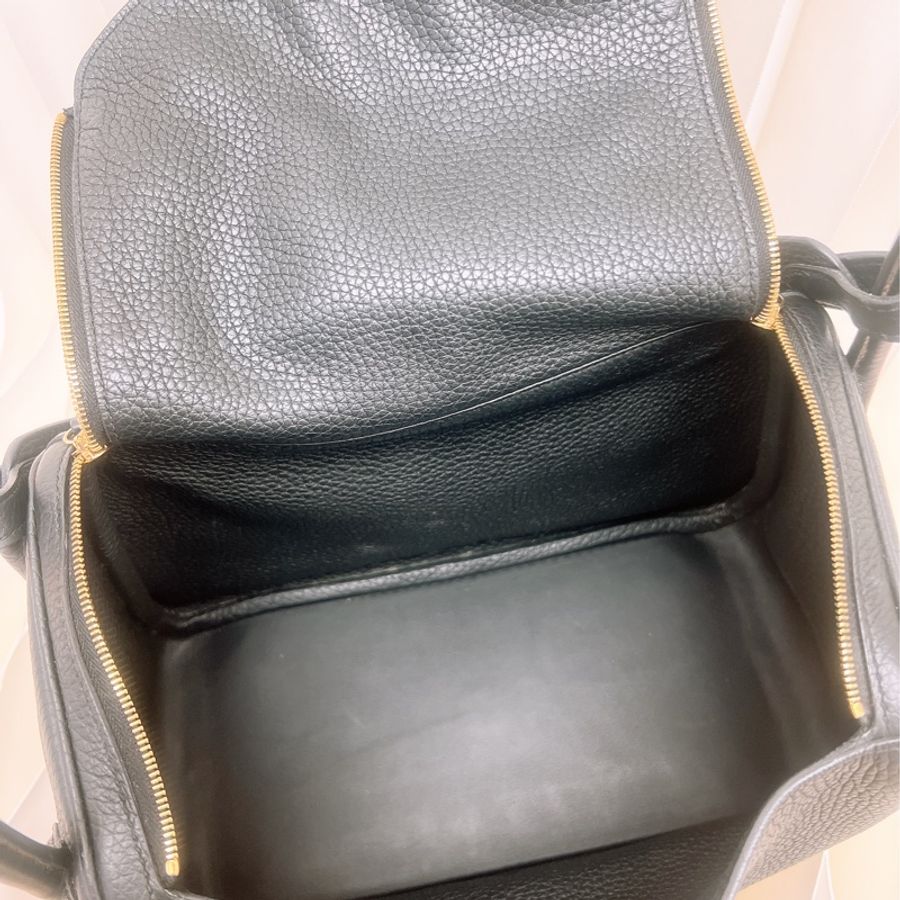 Hermes lindy 26 黑色金釦 Z刻-15