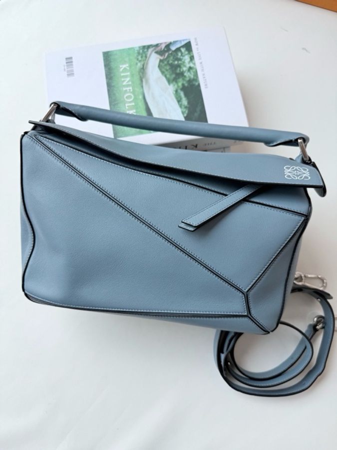 loewe 羅意威 puzzle 中號 藍色-0