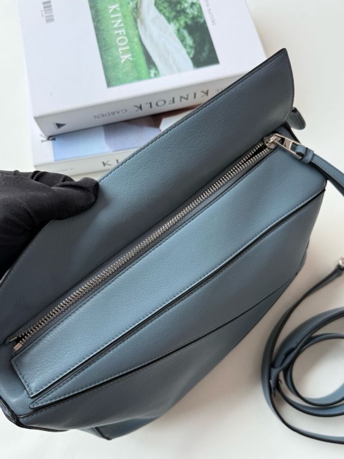 loewe 羅意威 puzzle 中號 藍色-6