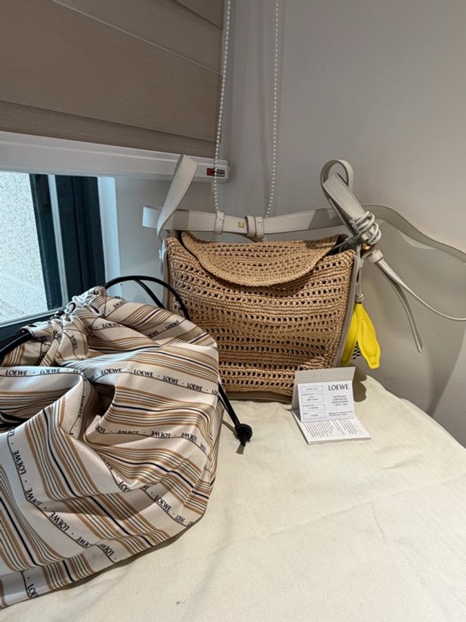 LOEWE Paula’s Ibiza 拉菲草編肩背包  🤍 近全新｜附件完整｜春夏最受歡迎系列-7