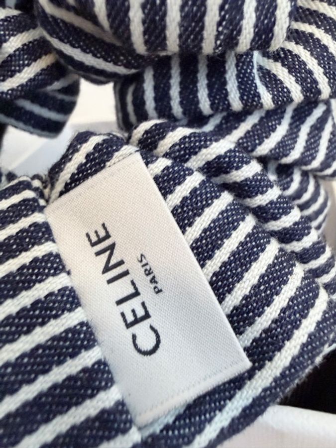 CELINE✨條紋髮圈髮飾-6