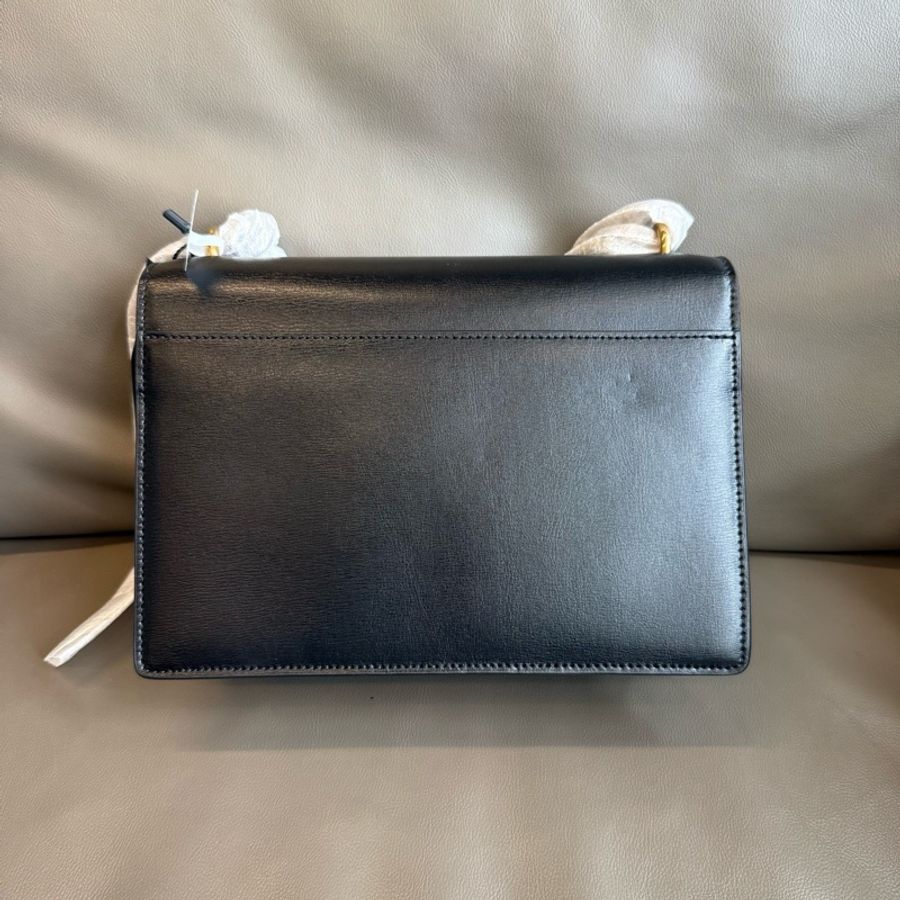 聖羅蘭/Saint laurent SUNSET系列 中號黑金全皮日落包手提包斜挎包單肩包-1