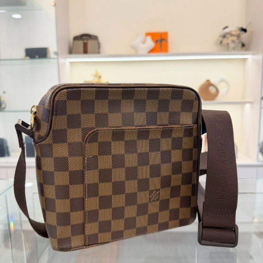 *SHIHNA名牌精品* LV N41442 DAMIER棋盤格豆腐包-0