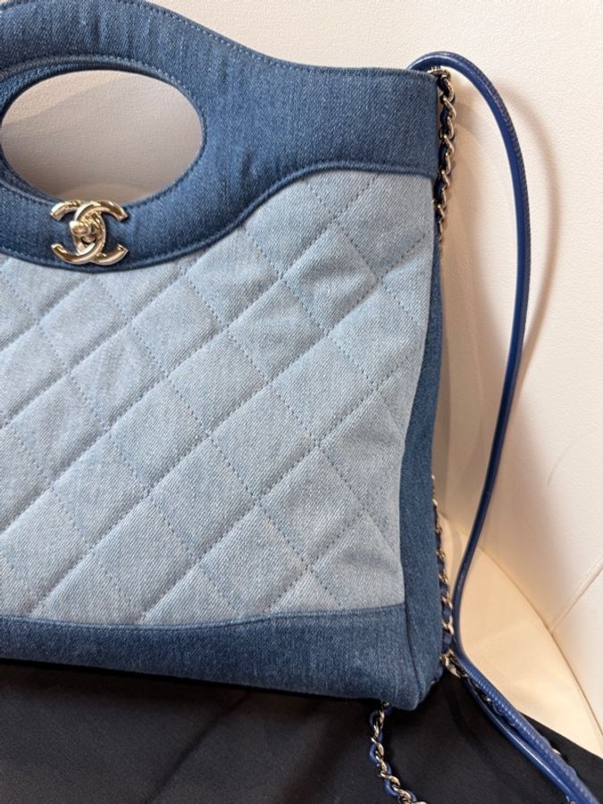 CHANEL✨2026年AS4133經典牛仔丹寧迷你31包-3