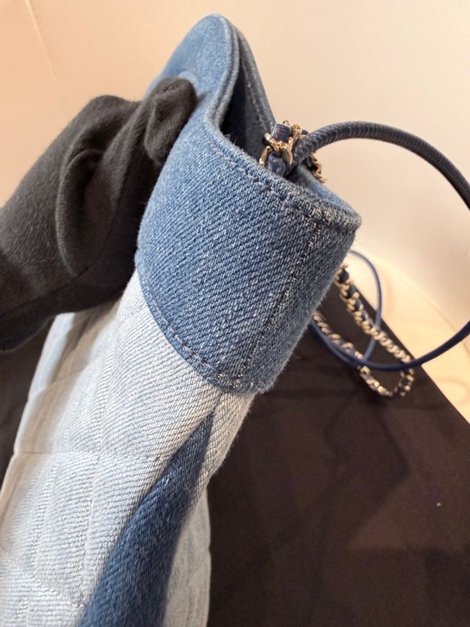 CHANEL✨2026年AS4133經典牛仔丹寧迷你31包-17