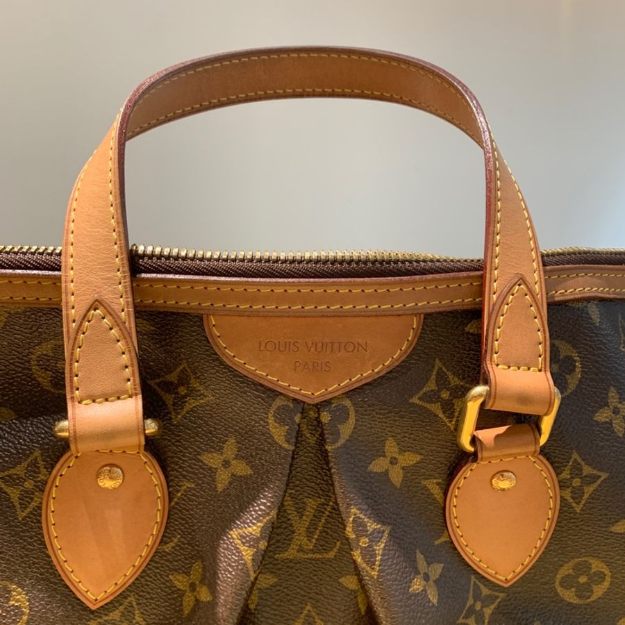台北101購入 正品 Louis Vuitton 路易威登  LV PALERMO PM 兩用托特包 PVC帆布 老花 棕色 金釦 斜背包 肩背包 手提包 手拿包 通勤包-15