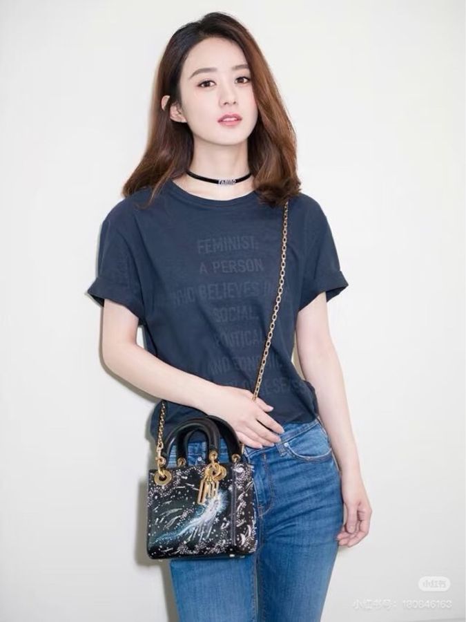 【威選精品】✨ DIOR 限量款星空水鑽美人魚刺繡 Lady Dior 手提肩背-1