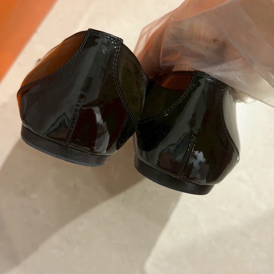 近新閒置🖤#Lv #灰色平底鞋 #38碼 #購證-4
