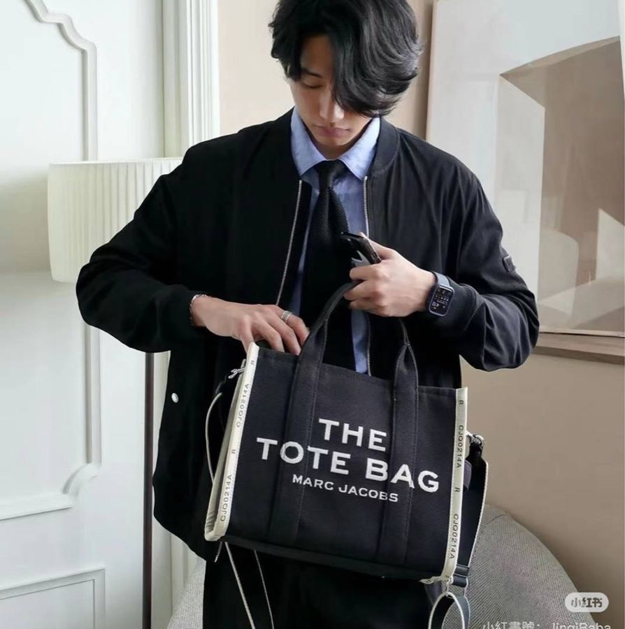 MARC JACOBS MJ The Jacquard 中型 提花 托特包 購物包 購物袋 肩背包 斜背包 手提包-3