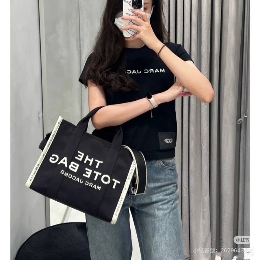 MARC JACOBS MJ The Jacquard 中型 提花 托特包 購物包 購物袋 肩背包 斜背包 手提包-5