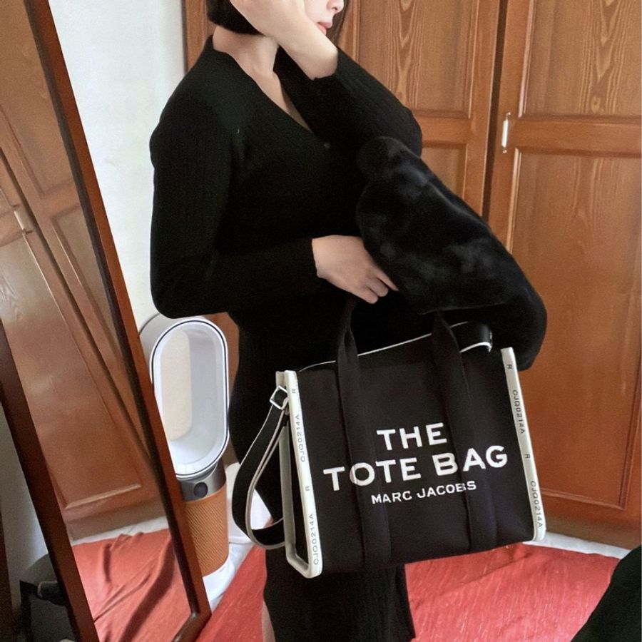 MARC JACOBS MJ The Jacquard 中型 提花 托特包 購物包 購物袋 肩背包 斜背包 手提包-6