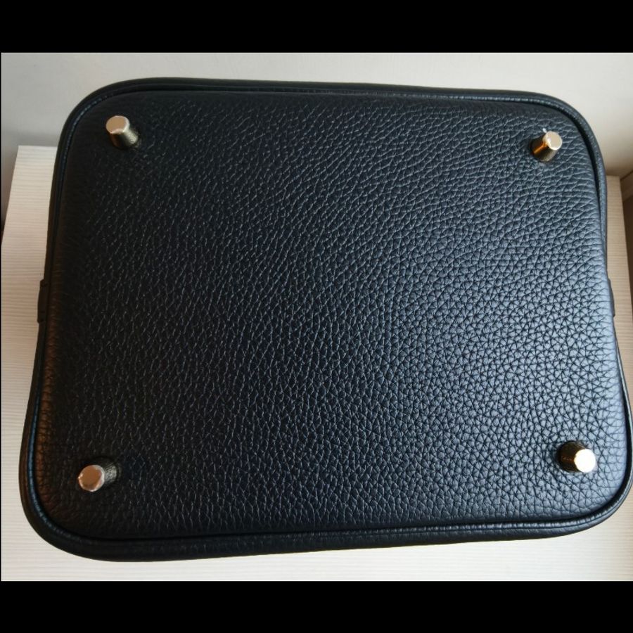 HERMES 愛瑪仕 Picotin Lock 22 黑金 B刻-7