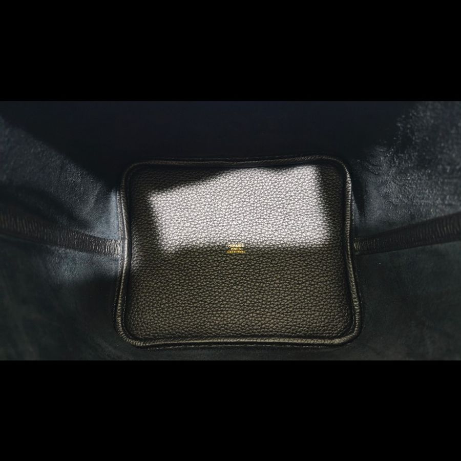 HERMES 愛瑪仕 Picotin Lock 22 黑金 B刻-8