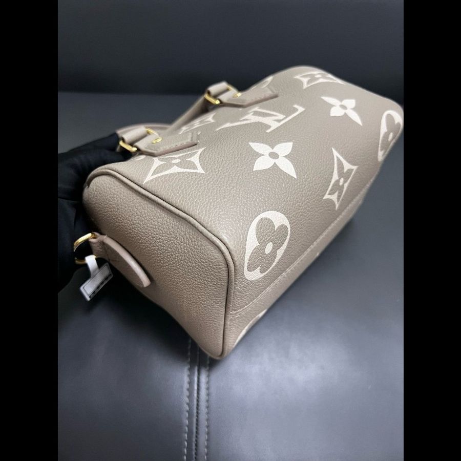 LV speedy20 大象灰全皮-3