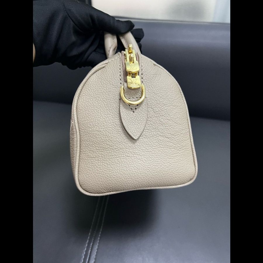 LV speedy20 大象灰全皮-5