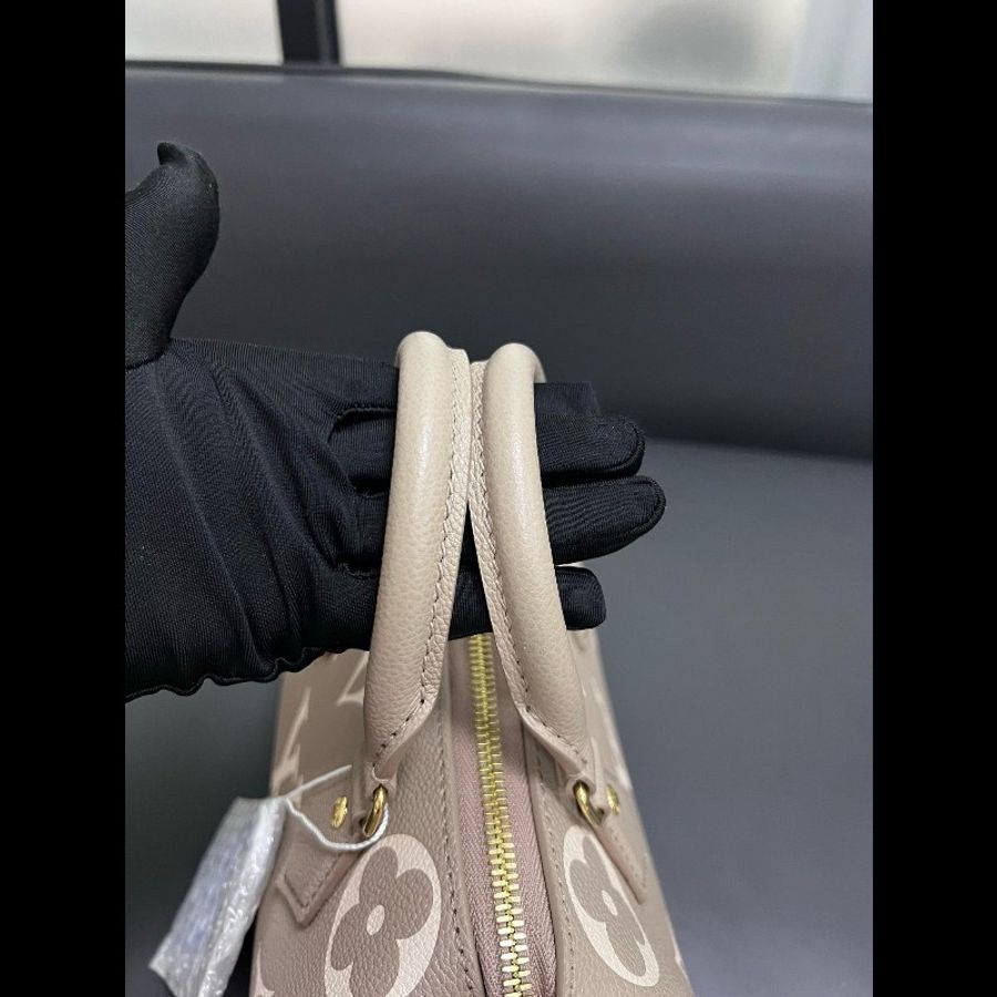 LV speedy20 大象灰全皮-10