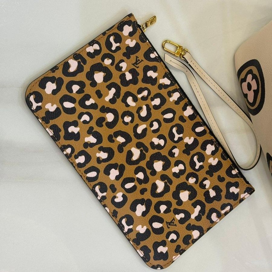 *SHIHNA名牌精品* LV M45819 Neverfull MM Wild at Heart 手繪風托特-5