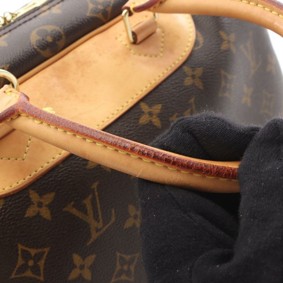 路易威登 Deauville Bowling Vanity 手提包 M47270 Monogram 帆布 二手女士-9