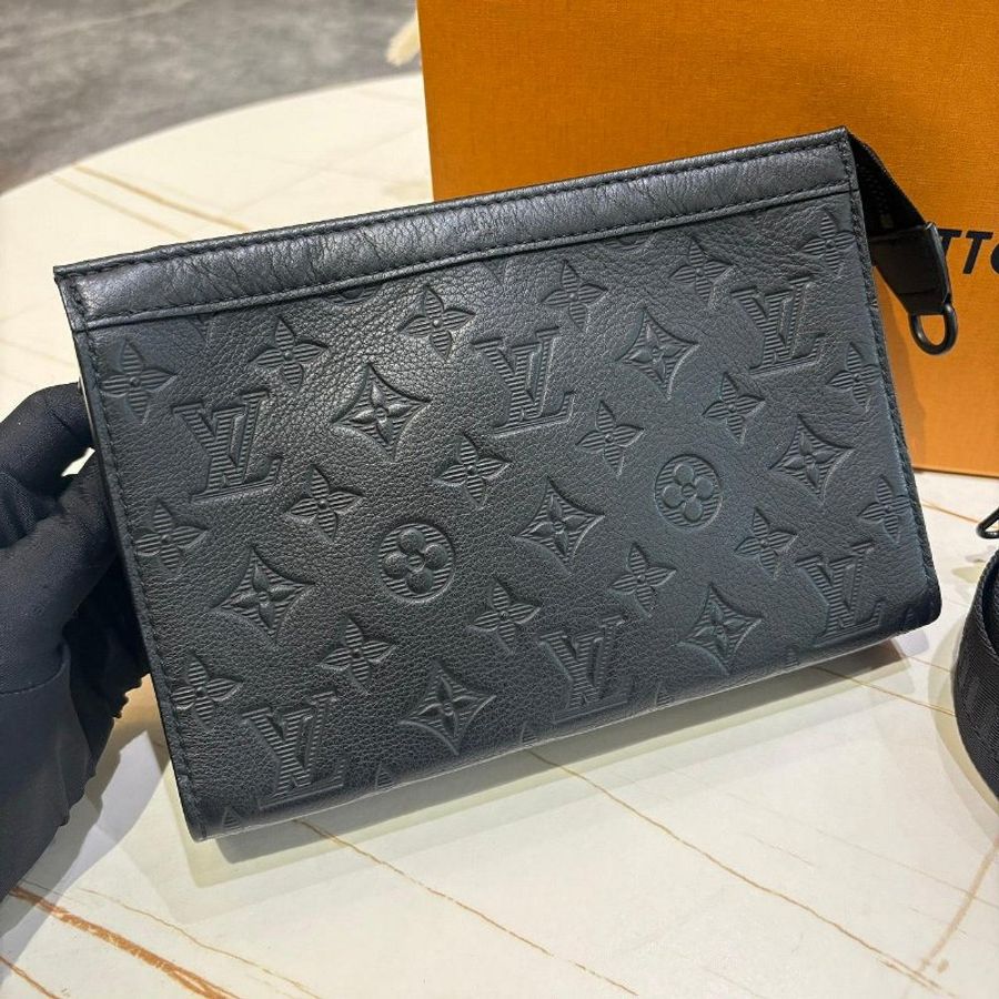 *SHIHNA名牌精品* LV M81115 Gaston 牛皮壓紋隨身斜揹包-3