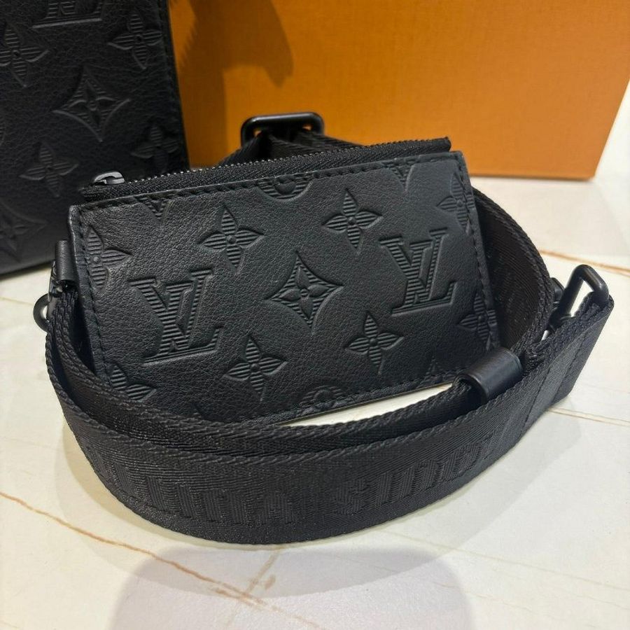 *SHIHNA名牌精品* LV M81115 Gaston 牛皮壓紋隨身斜揹包-5