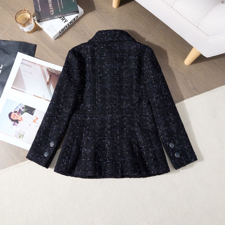Chanel翻領Tweed外套 有備用扣-8
