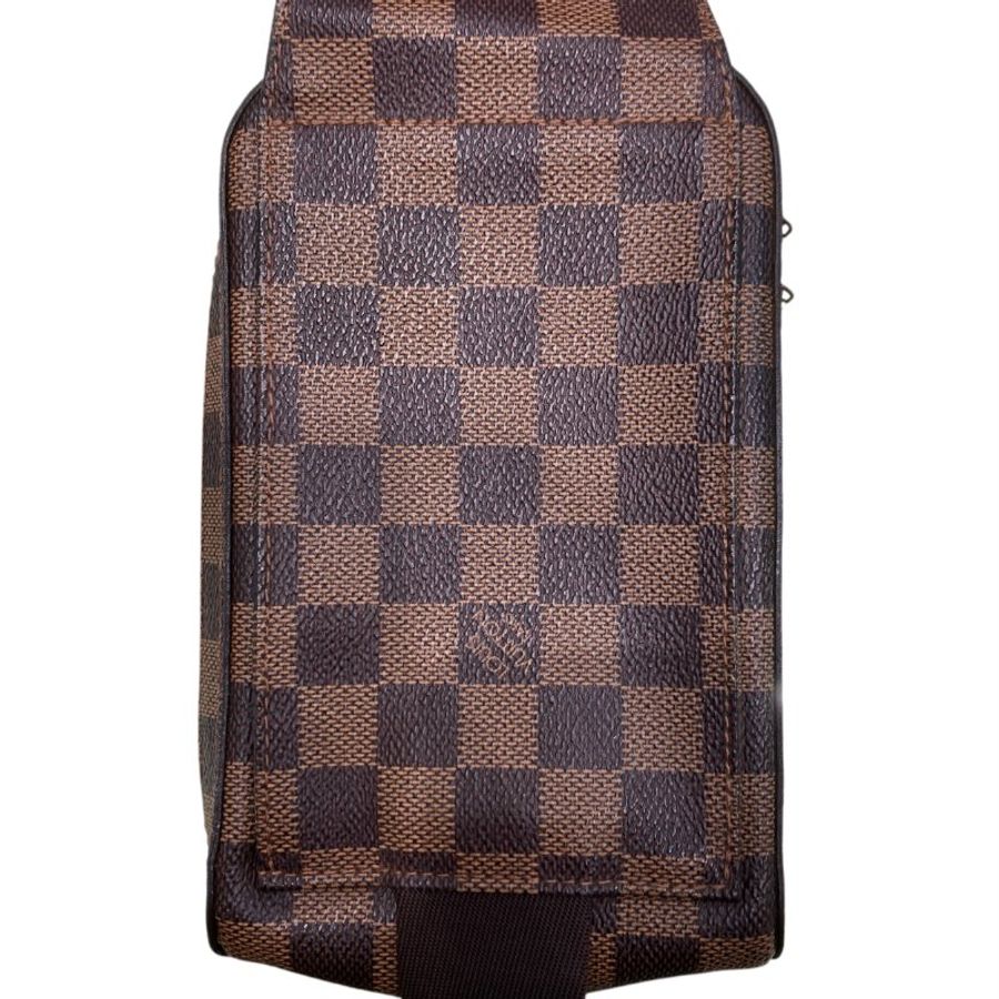 LOUIS VUITTON 路易威登 N51994 GERONIMOS 胸包 PVC帆布 棕色  金釦-2