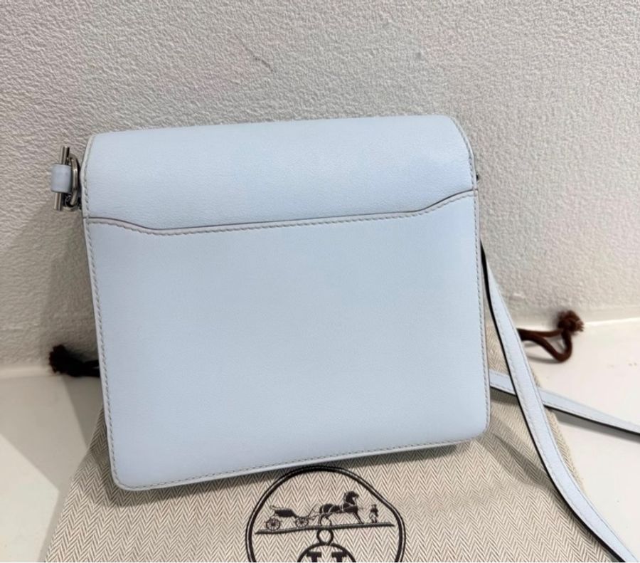 Hermes Mini Roulis 豬鼻子 聖杯藍 z刻✨🩷✨-4