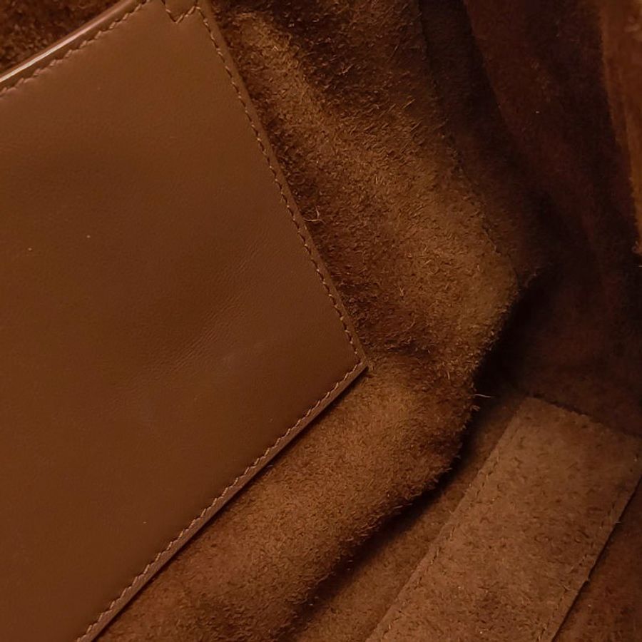 Saint Laurent Kate凱特包中型油蠟皮翻毛皮鱷魚紋YSL標誌YSL標誌雙面斜背包單肩包-14