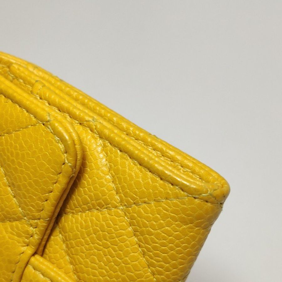 Chanel CC Bag牛皮菱格絎縫雙C Logo卡包-14