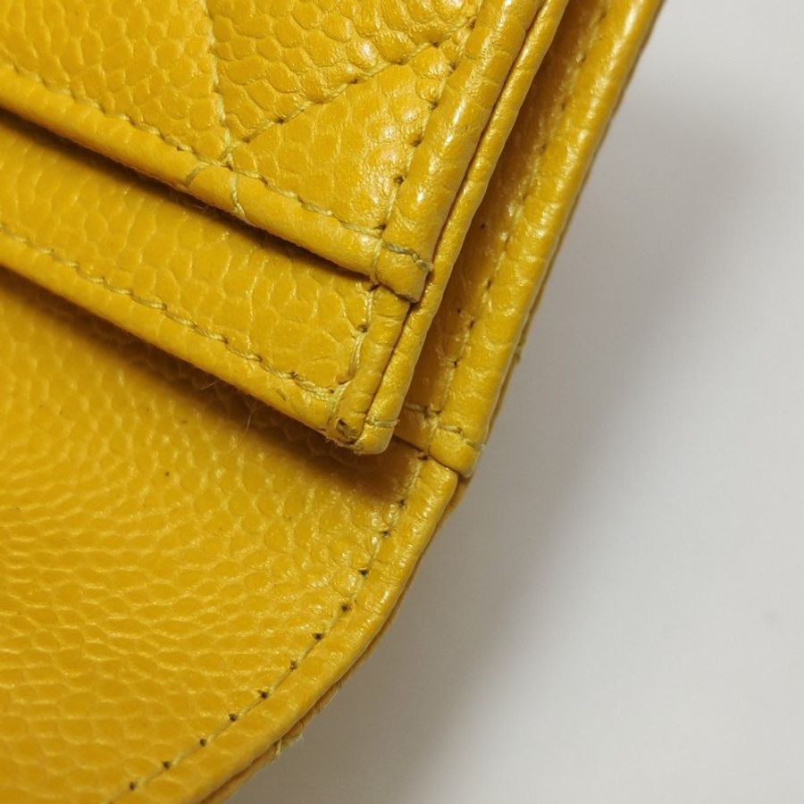 Chanel CC Bag牛皮菱格絎縫雙C Logo卡包-16