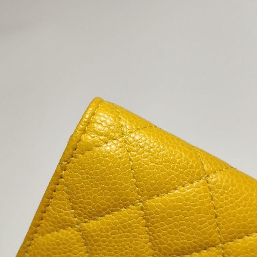 Chanel CC Bag牛皮菱格絎縫雙C Logo卡包-20