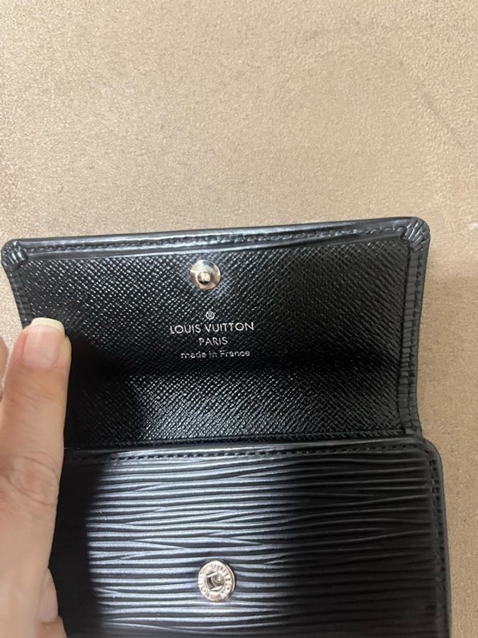 Louis Vuitton EPI 四孔鑰匙包（黑）-16