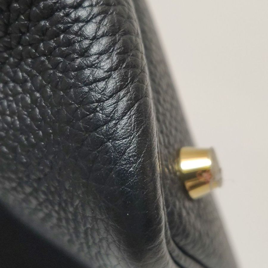 Hermes Picotin菜籃子包18純色手提包Clemence（TC）牛皮金扣89黑色Y刻-18