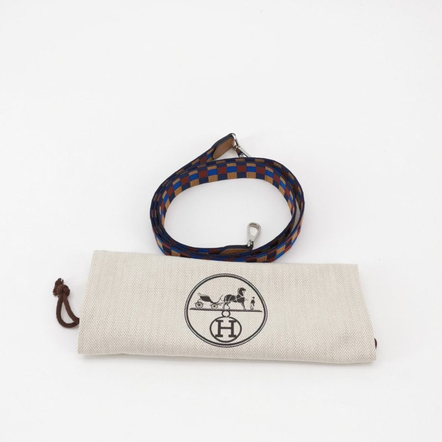 Hermes Evelyne16鏤空肩背包Clemence（TC）牛皮銀扣0M奶茶色U刻-8
