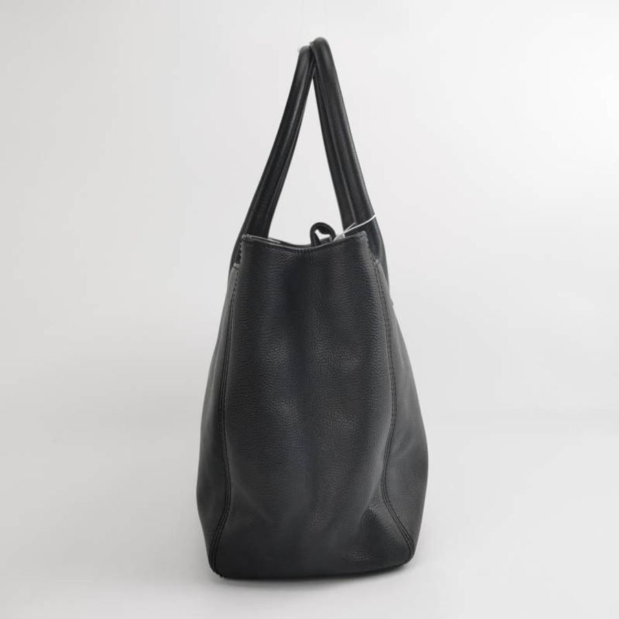 Chanel Cerf Tote牛皮純色雙C釦子母包單肩包-2