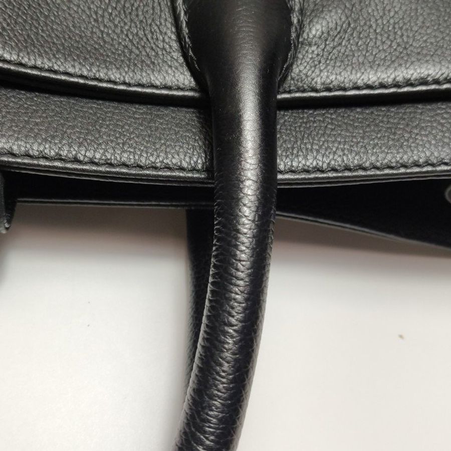 Chanel Cerf Tote牛皮純色雙C釦子母包單肩包-18