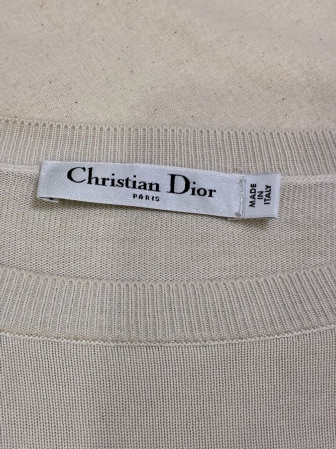 Christian Dior 條紋上衣 100%桑蠶絲-2