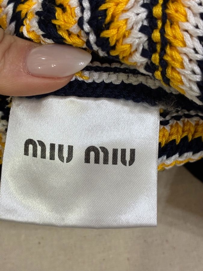 Miumiu 針織厚磅短裙-4